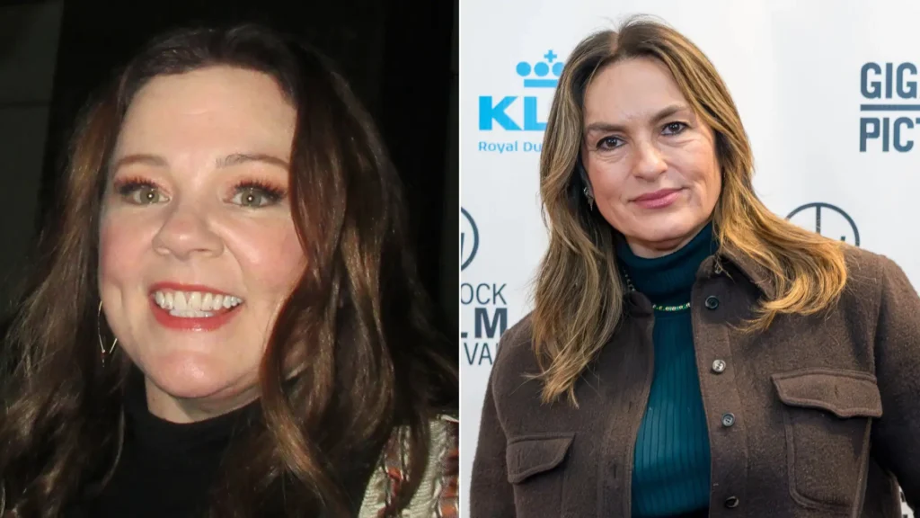 Melissa McCarthy in a high-stakes dramatic scene from her 2026 guest appearance on Law & Order: Special Victims Unit (SVU).